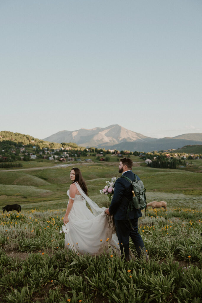 Crested Butte elopement portraits in Colorado