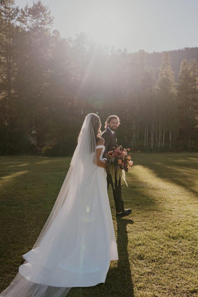 Colorado summer wedding photos
