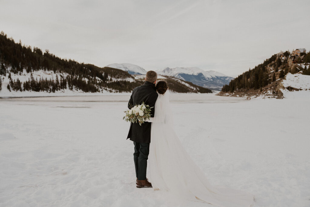 winter elopement in Breckenridge, Colorado