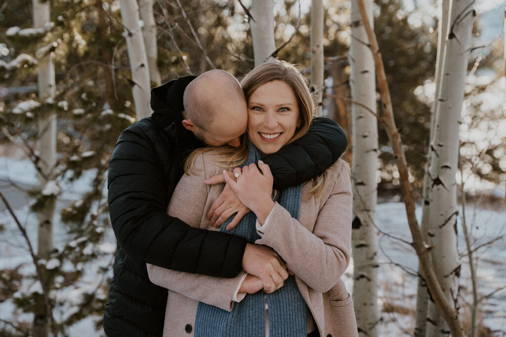 Colorado winter engagement photos