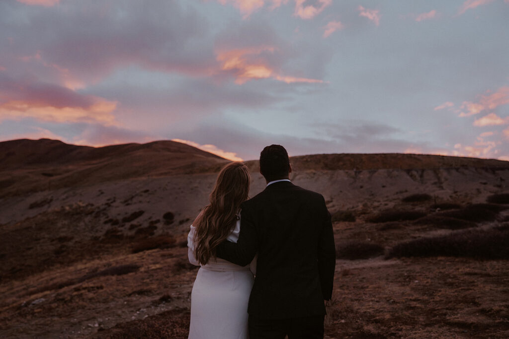 Sunrise elopement at Loveland Pass in Breckenridge, Colorado