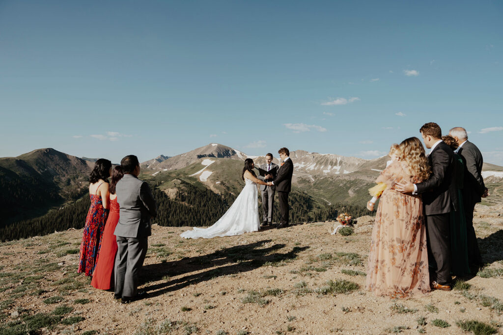 Aspen, Colorado elopement ceremony on Independence Pass