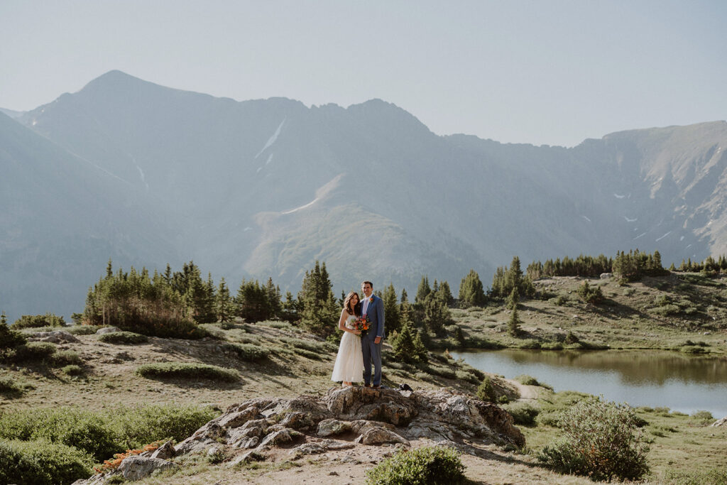 Loveland Pass elopement portraits