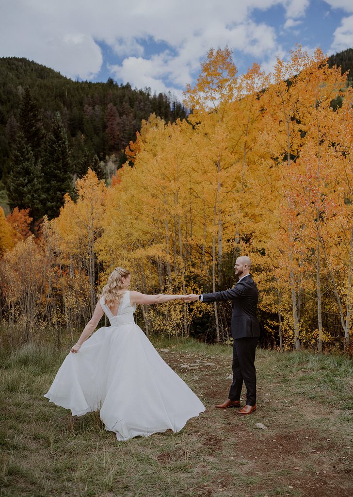 Aspen, Colorado elopement in the fall