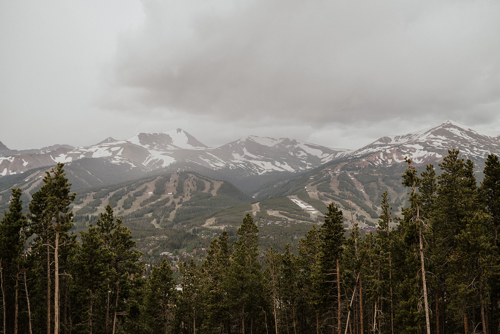 The mountains of Breckenridge, Colorado