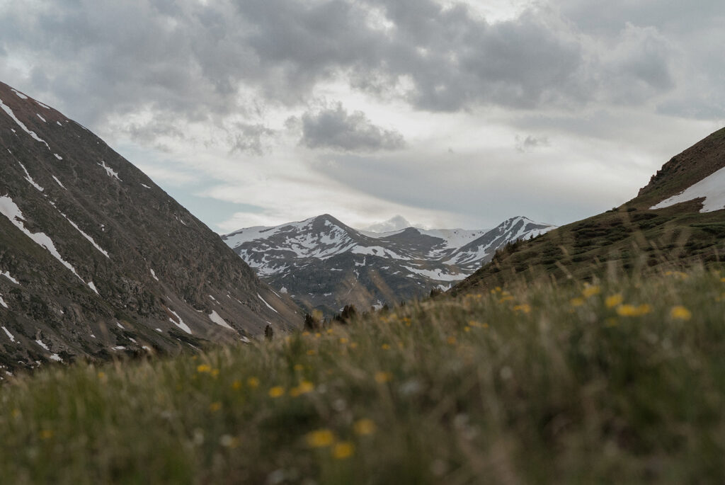 The Colorado mountains at Hoosier Pass