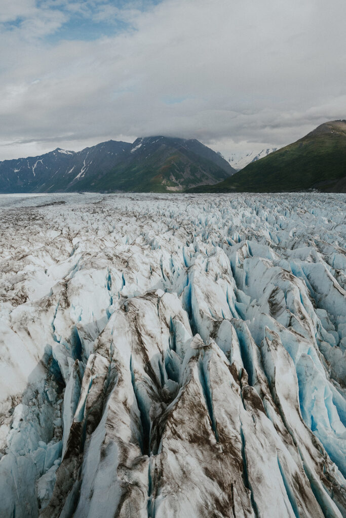 Knik Glacier in Alaksa