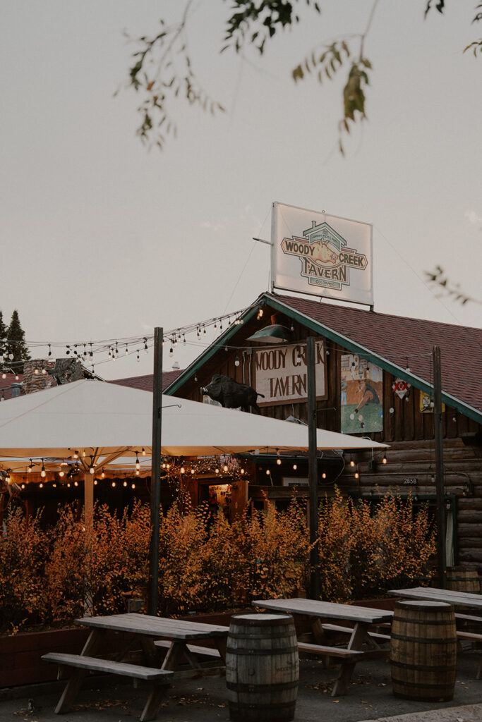 Woody Creek Tavern in Aspen, Colorado